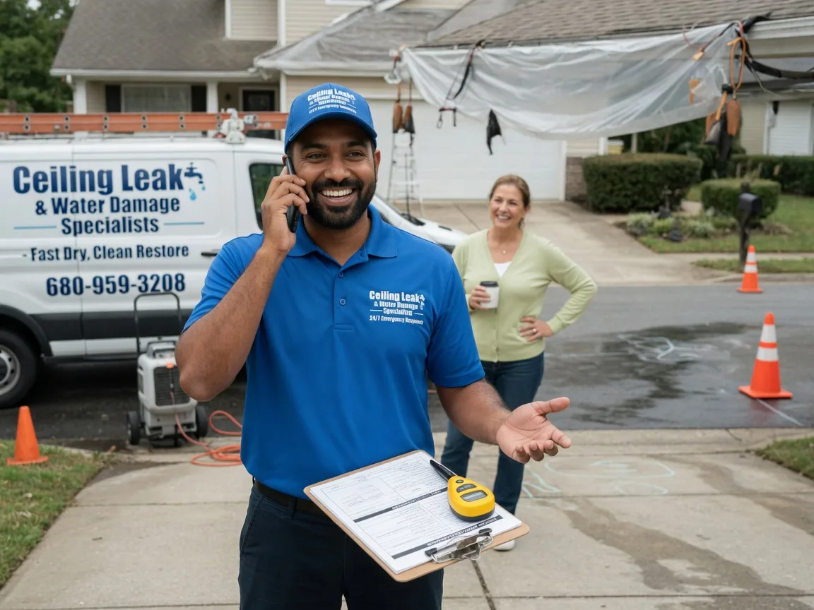 Ceiling Leak Cleanup Chandler, IN FAQs